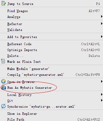 run config