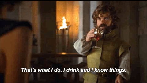 Tyrion Lannister, the god of t*ts and wine, HBO's Game of Thrones