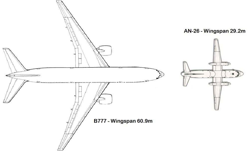 Чертеж боинг 777