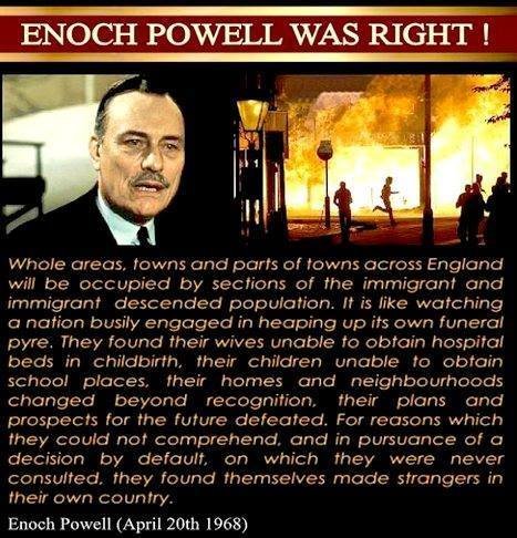 Tory MP Claims Enoch Powell's 'Rivers of Blood' Speech Was Right - Mereja Forum
