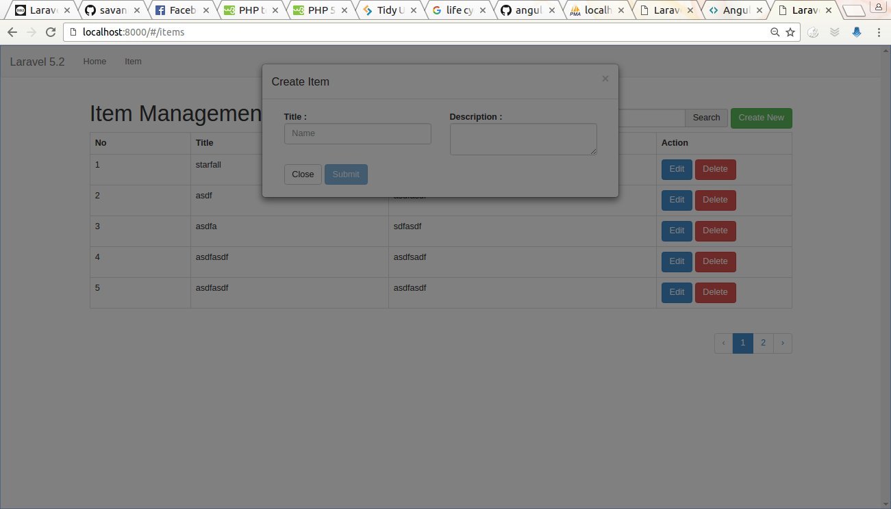 In Laravel AngularJS CRUD - modal pop up disable when create and edit???